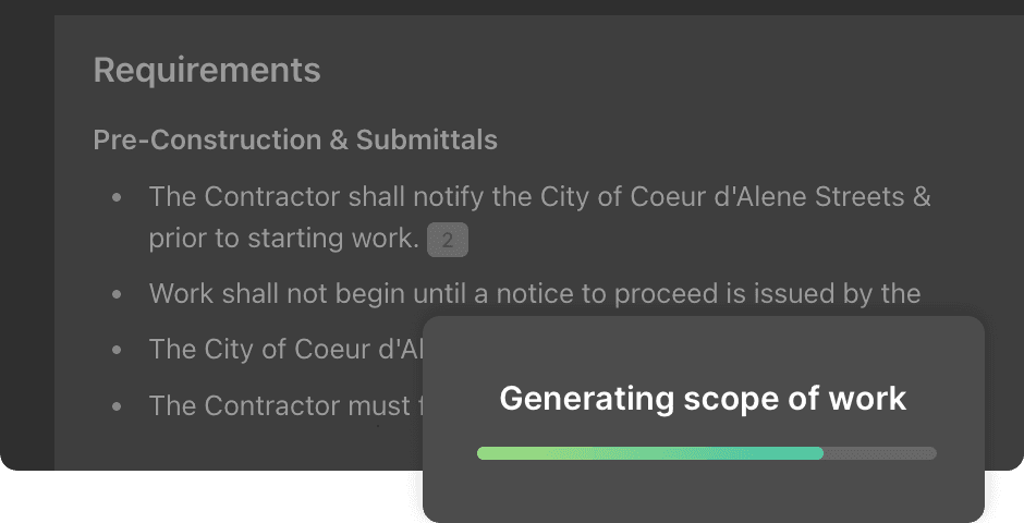 AI Scope Writing